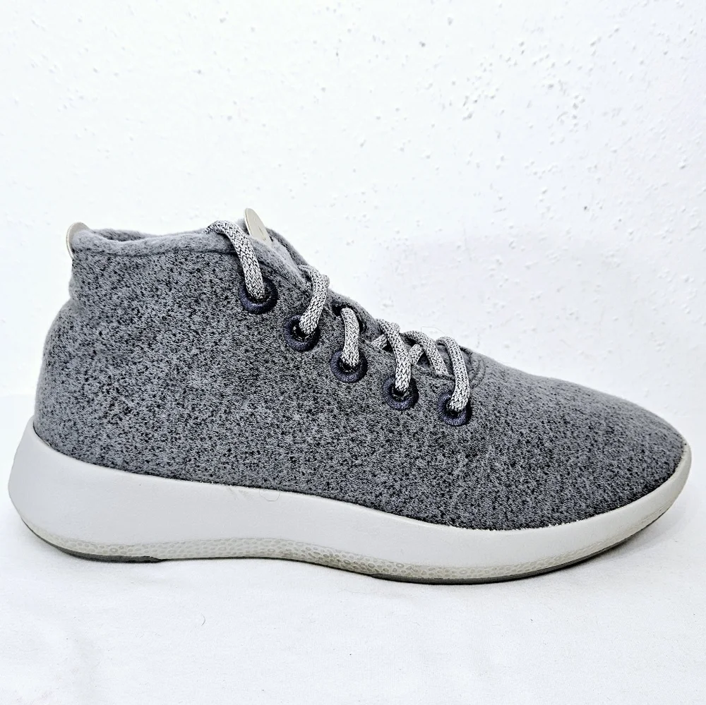 Allbirds Wool Runner-Up Mizzles High Top Sneaker Gray Men’s 8